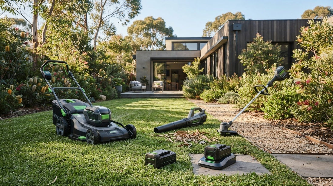 Battery powered garden tools: compare mower, blower and trimmer performance