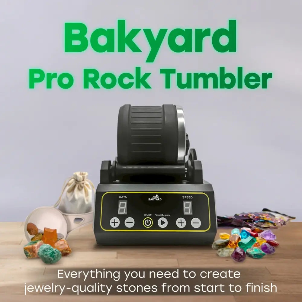 Bakyard Professional Electric Rock Tumbler Kit
