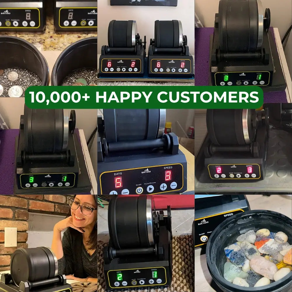 Bakyard Professional Electric Rock Tumbler Kit