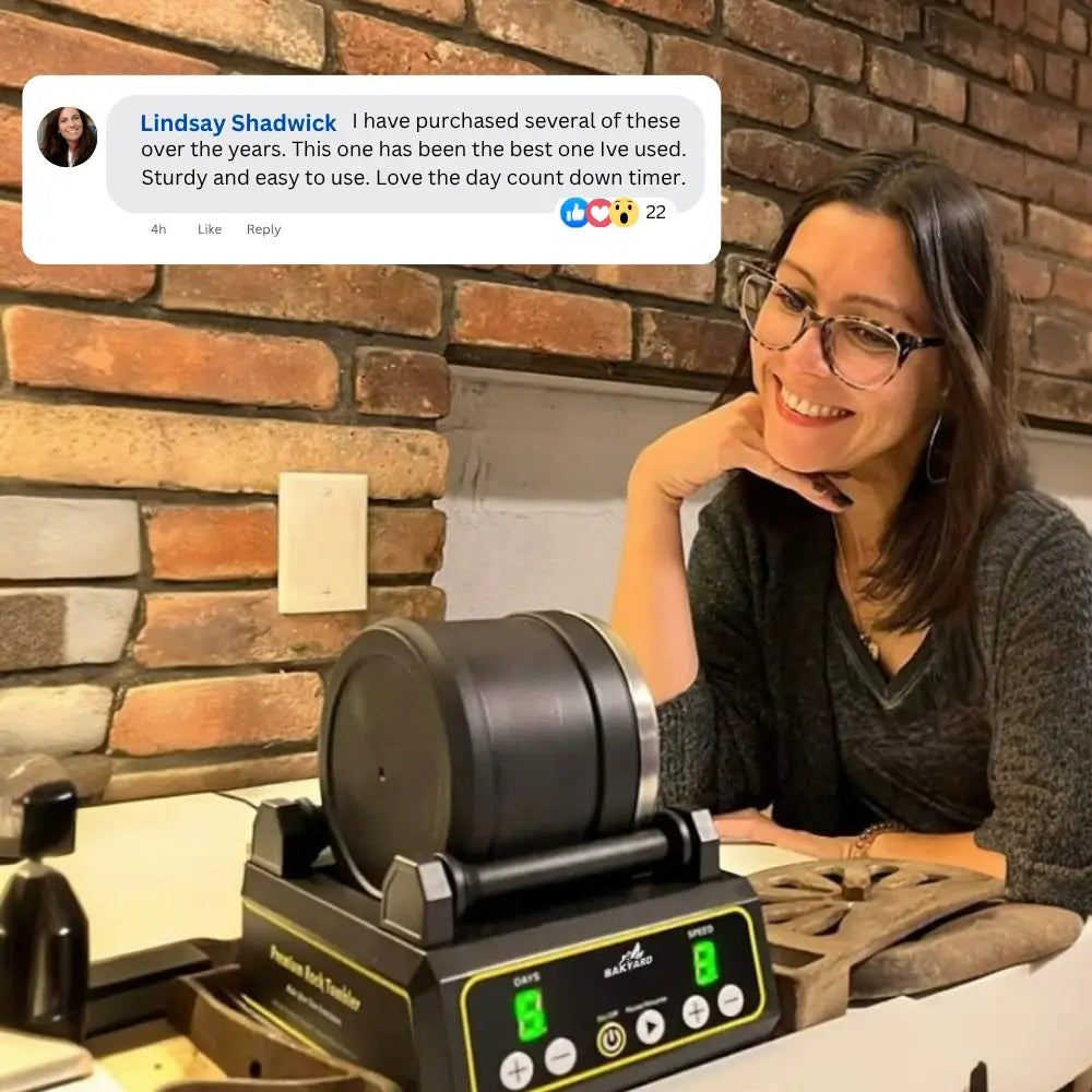 Bakyard Professional Electric Rock Tumbler Kit