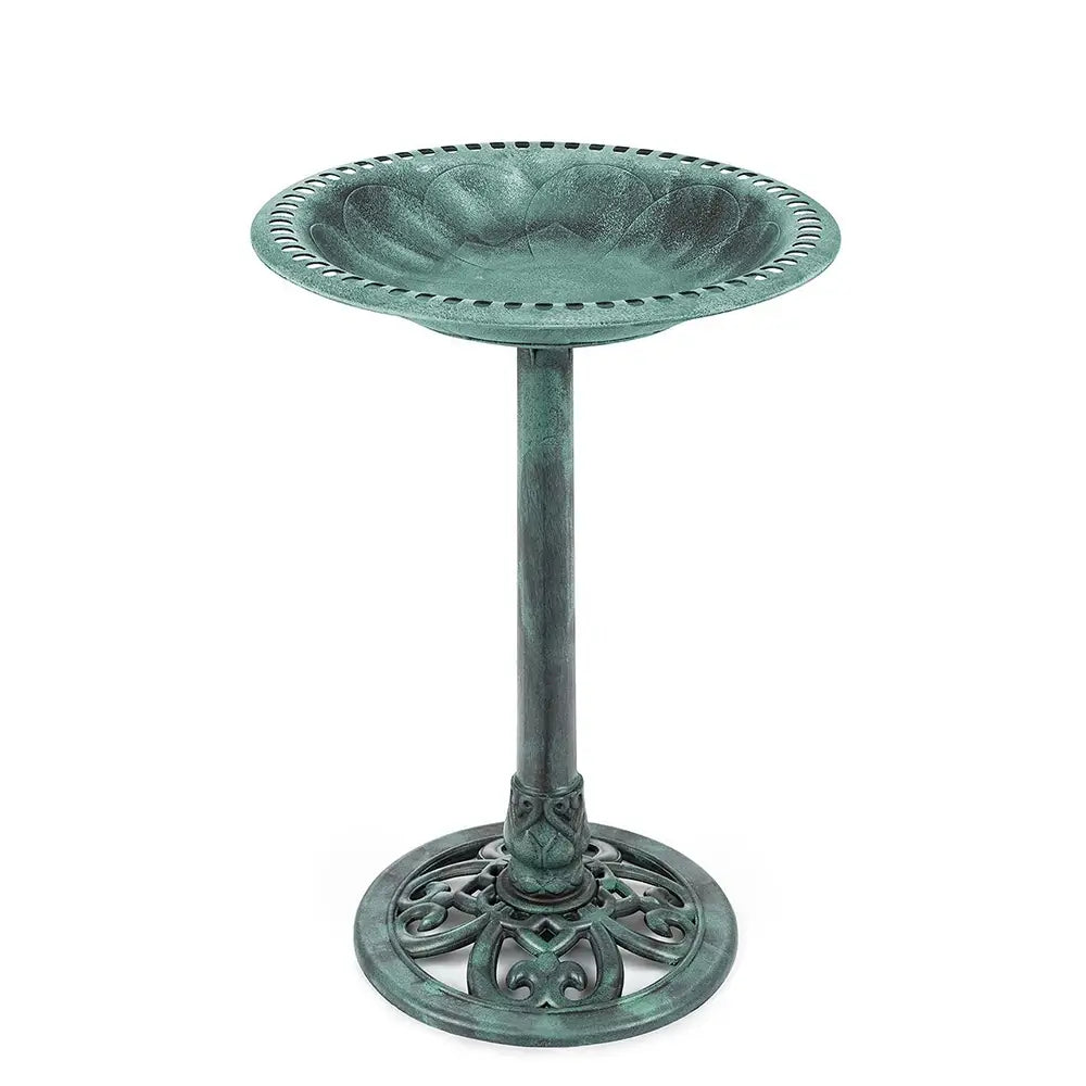 Bakyard Antique Bird Bath | For Outdoors & Garden | Polyresin 28 Inches Bird Bath