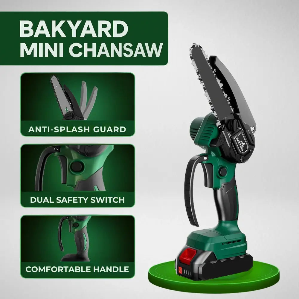 Bakyard Mini Cordless Chainsaw