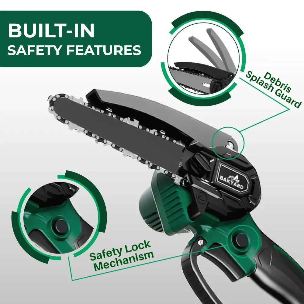 Bakyard Mini Cordless Chainsaw