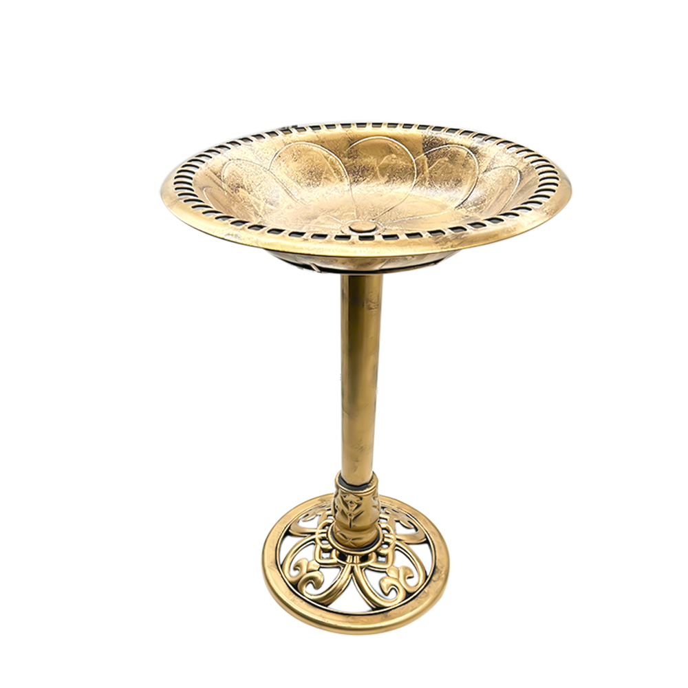 Bakyard Antique Bird Bath | For Outdoors & Garden | Polyresin 28 Inches Bird Bath
