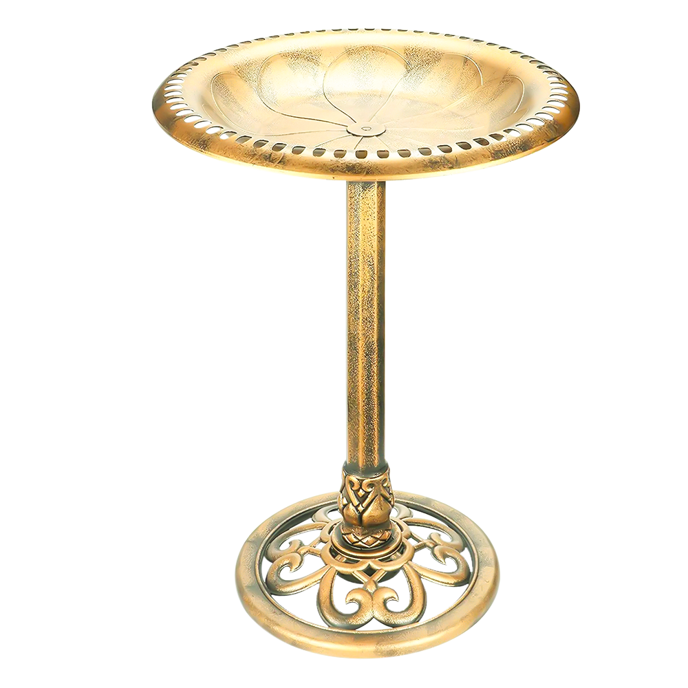 Bakyard Antique Bird Bath | For Outdoors & Garden | Polyresin 28 Inches Bird Bath