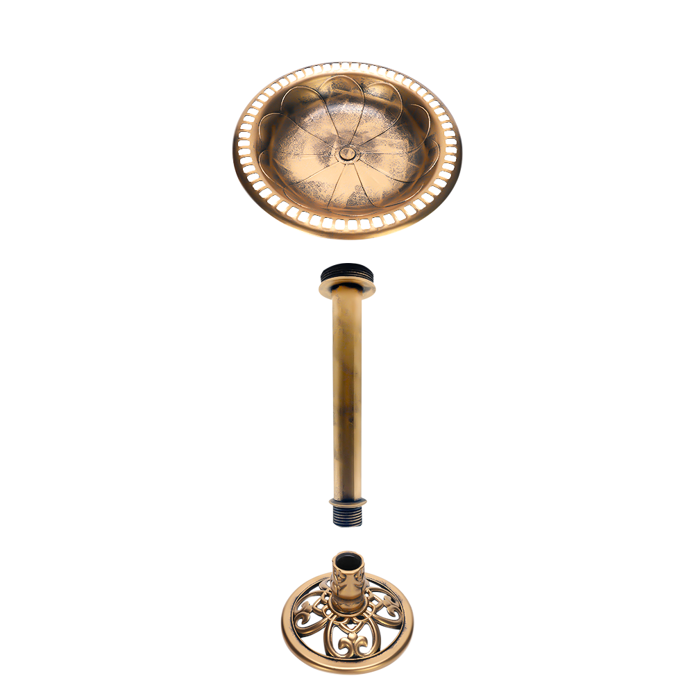 Bakyard Antique Bird Bath | For Outdoors & Garden | Polyresin 28 Inches Bird Bath