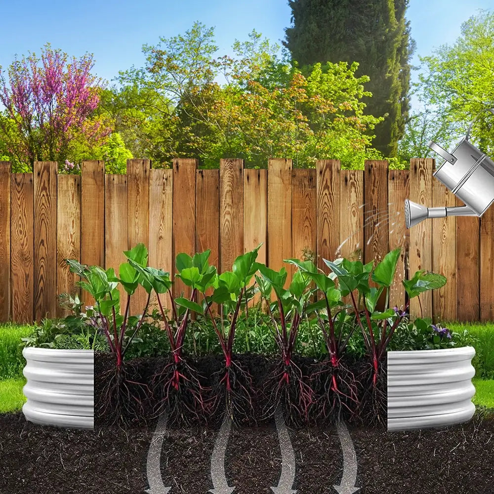 Bakyard Premium Galvanized Steel Raised Garden Beds