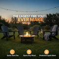Bakyard Ember Ring outdoor fire pit and barbecue