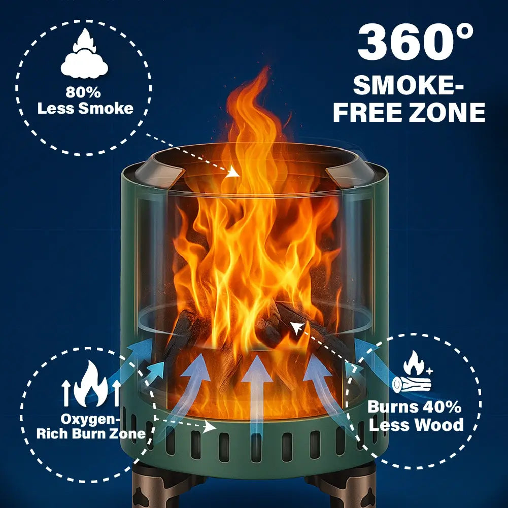 Smokeless Portable Fire Pit