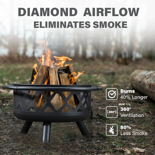 Bakyard Phoenix - 2 in 1 Fire Pit & BBQ