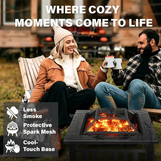 Bakyard FireFlex - 2 in 1 Fire Pit & BBQ
