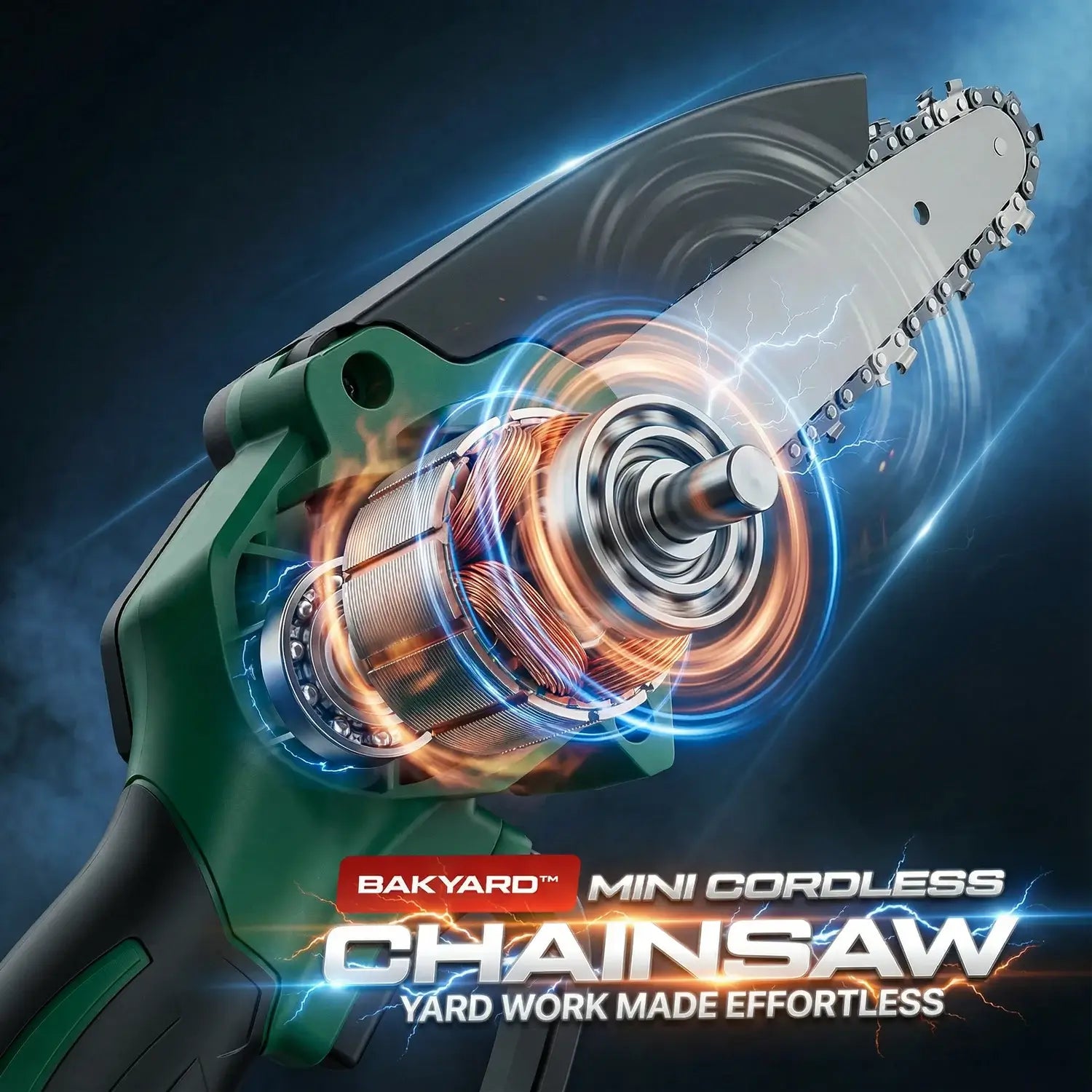 Bakyard Mini Cordless Chainsaw