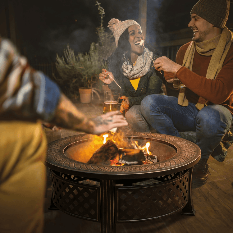 Bakyard Ember Ring fire pit, wood burning