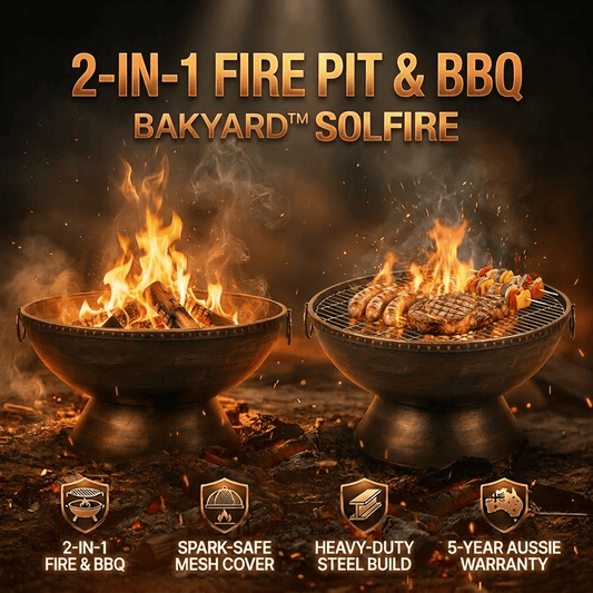 Bakyard™ Solfire 2-in-1 Fire Pit