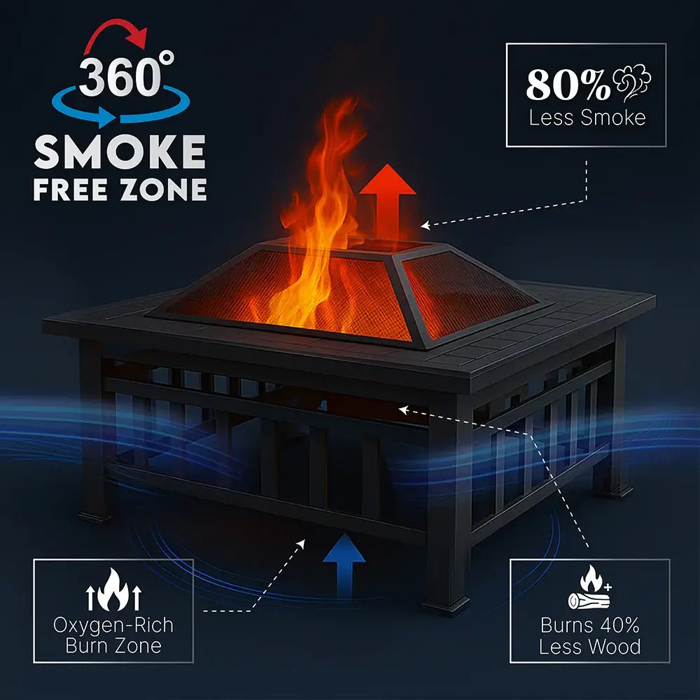 Bakyard FireFlex - 2 in 1 Fire Pit & BBQ
