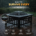 Bakyard FireFlex fire pit, 81 by 81 by 50cm