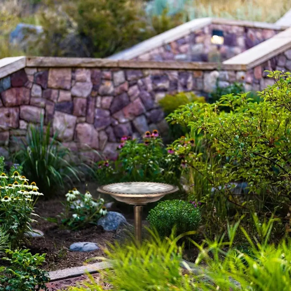 Bakyard Antique Bird Bath | For Outdoors & Garden | Polyresin 28 Inches Bird Bath