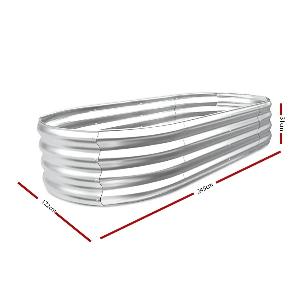 Bakyard Premium Galvanized Steel Raised Garden Beds