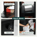Cali letterbox interior parcel compartment