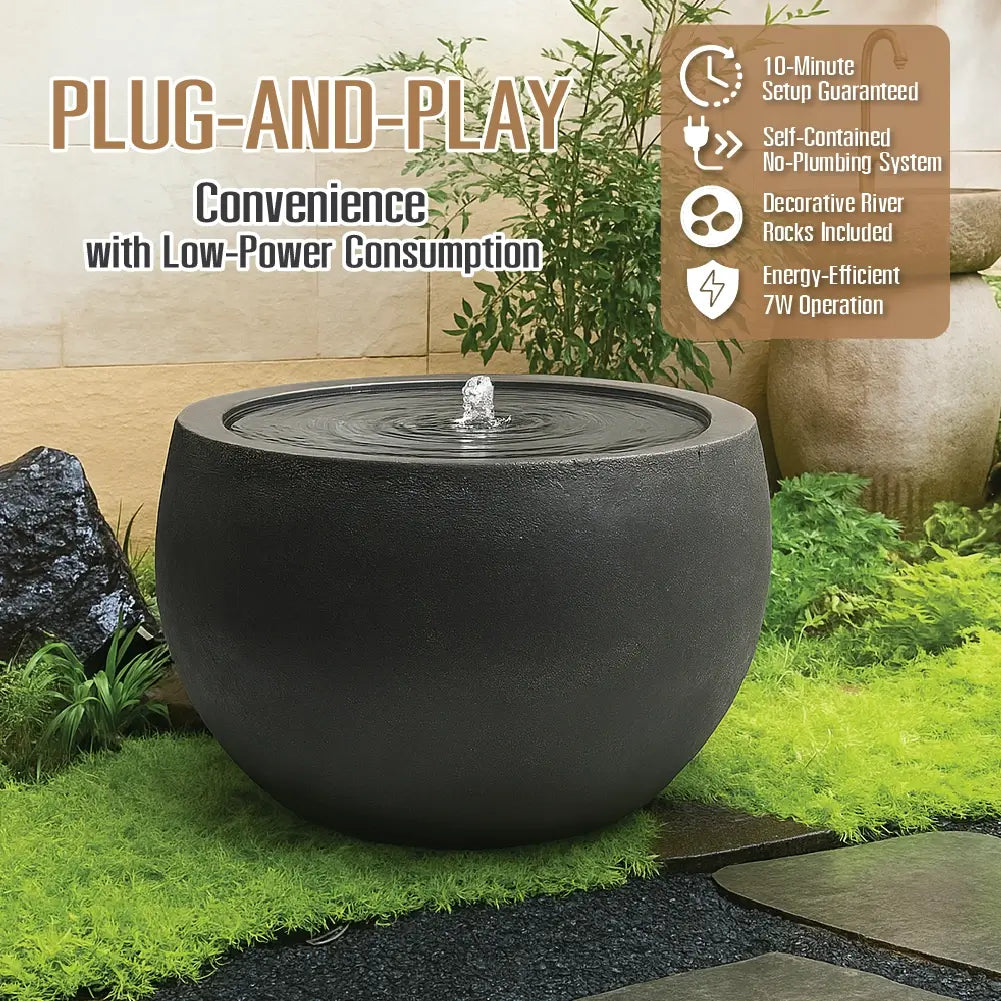 Bakyard Granite Zen Fountain