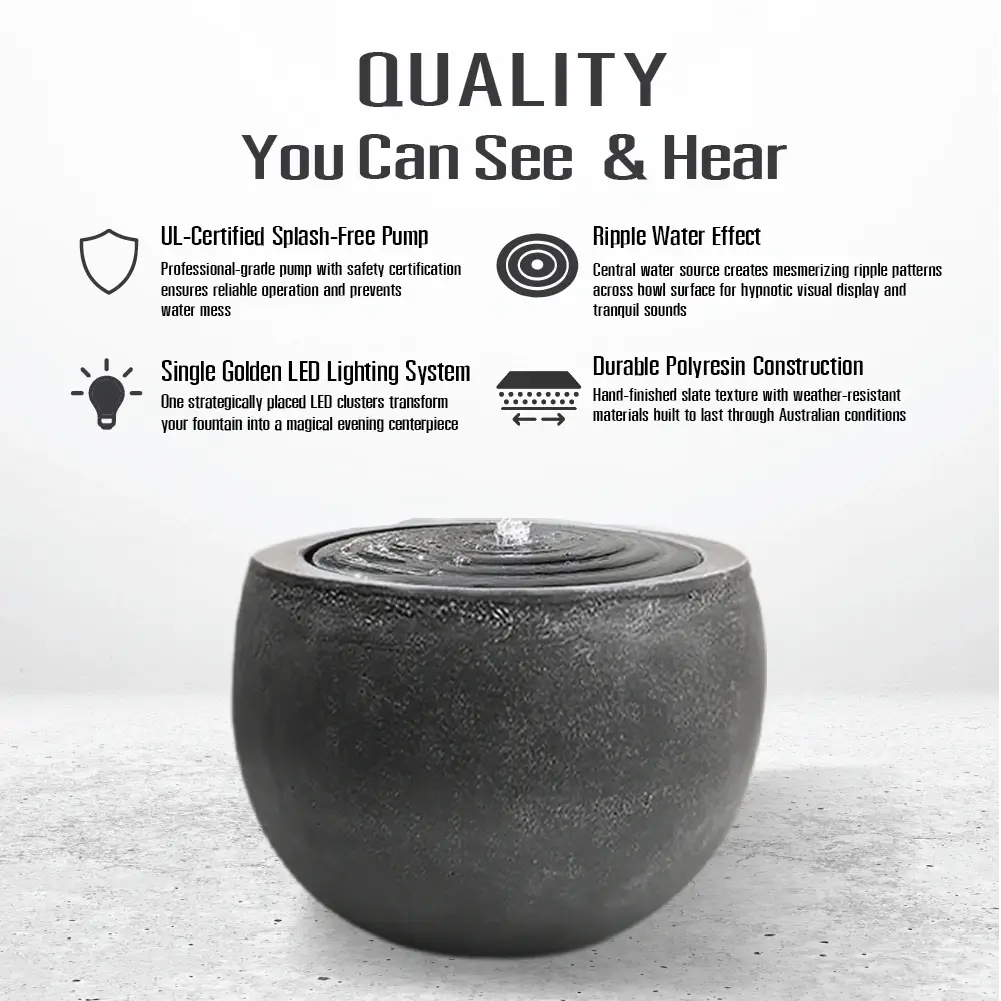 Bakyard Granite Zen Fountain