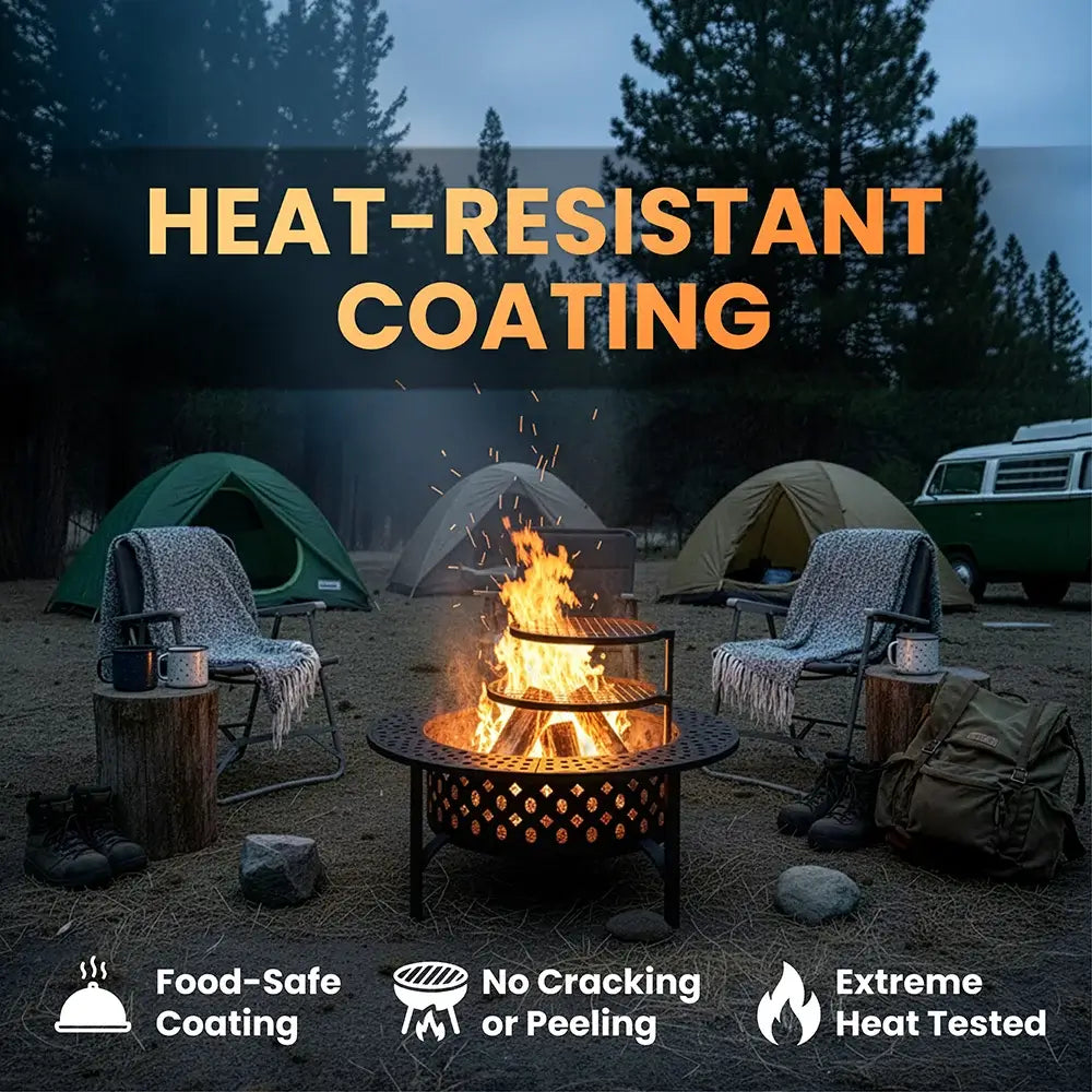 Bakyard Omnipit - 2 in 1 Fire Pit & BBQ