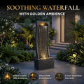 Bakyard Waterfall Pro water feature with stone-look finish