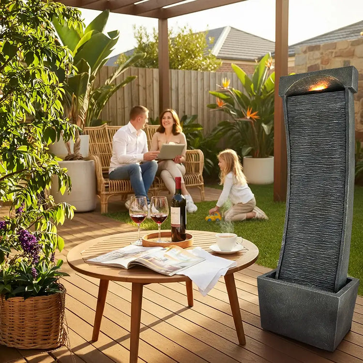 Bakyard Waterfall Pro freestanding outdoor water feature