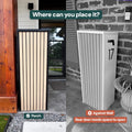Aspen letterbox top letter slot
