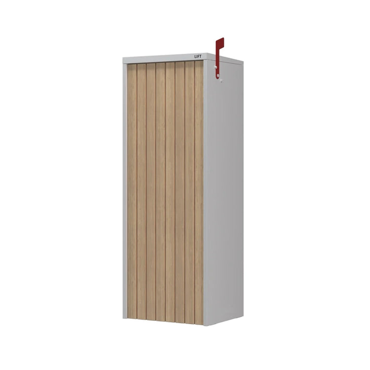 Aspen Mail Box — Snow White/Oak