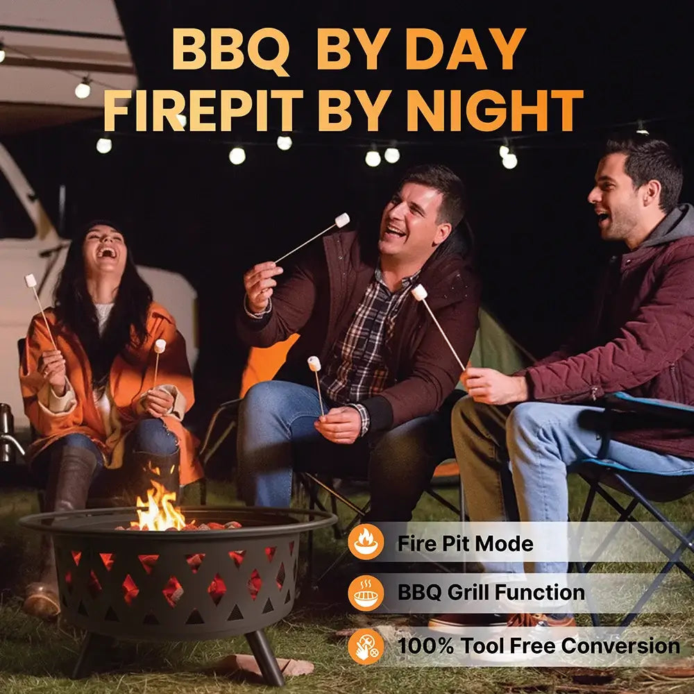 Bakyard Phoenix - 2 in 1 Fire Pit & BBQ
