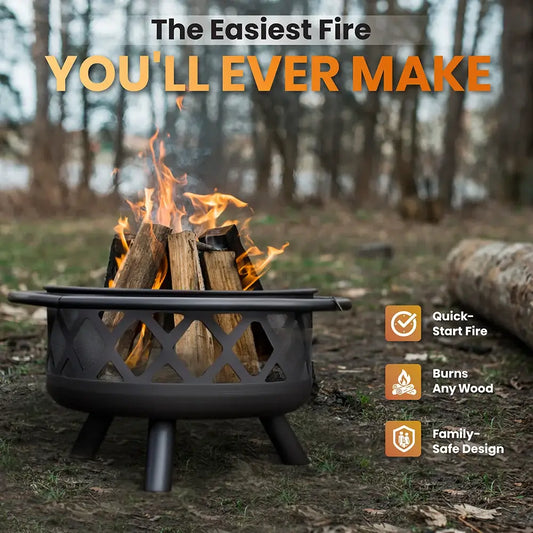 Bakyard Phoenix - 2 in 1 Fire Pit & BBQ