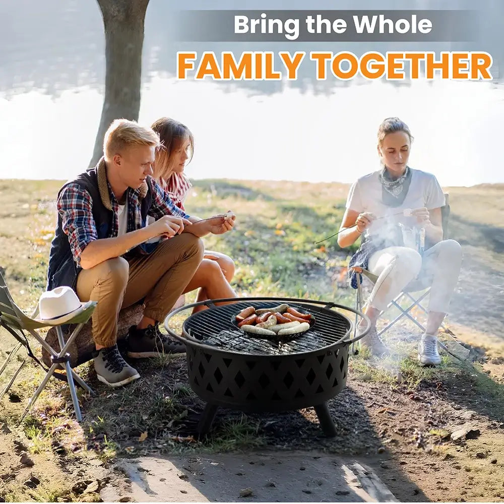 Bakyard Phoenix - 2 in 1 Fire Pit & BBQ