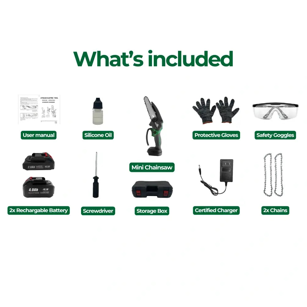 Bakyard Mini Cordless Chainsaw