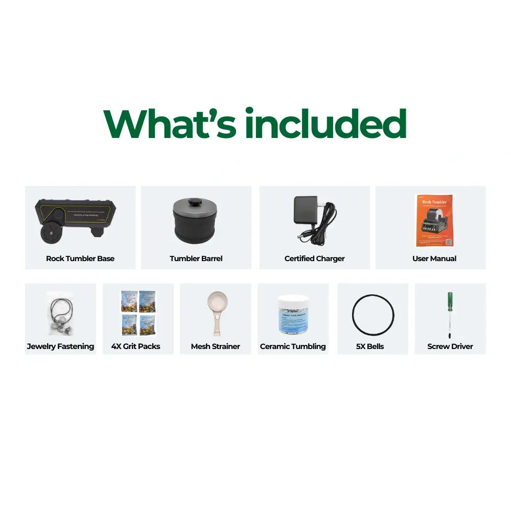 Bakyard Professional Electric Rock Tumbler Kit