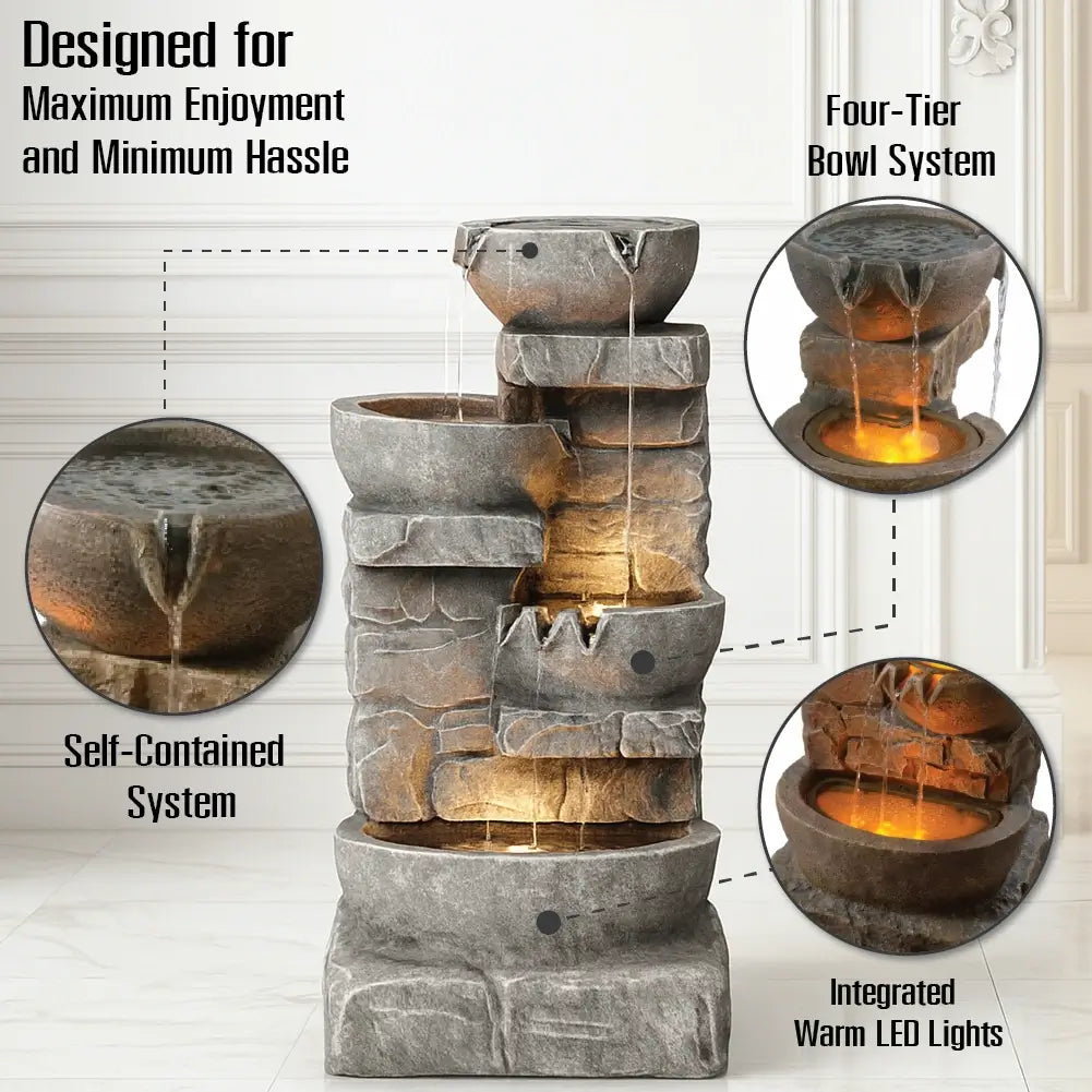 Zen Natural Stone Cascade