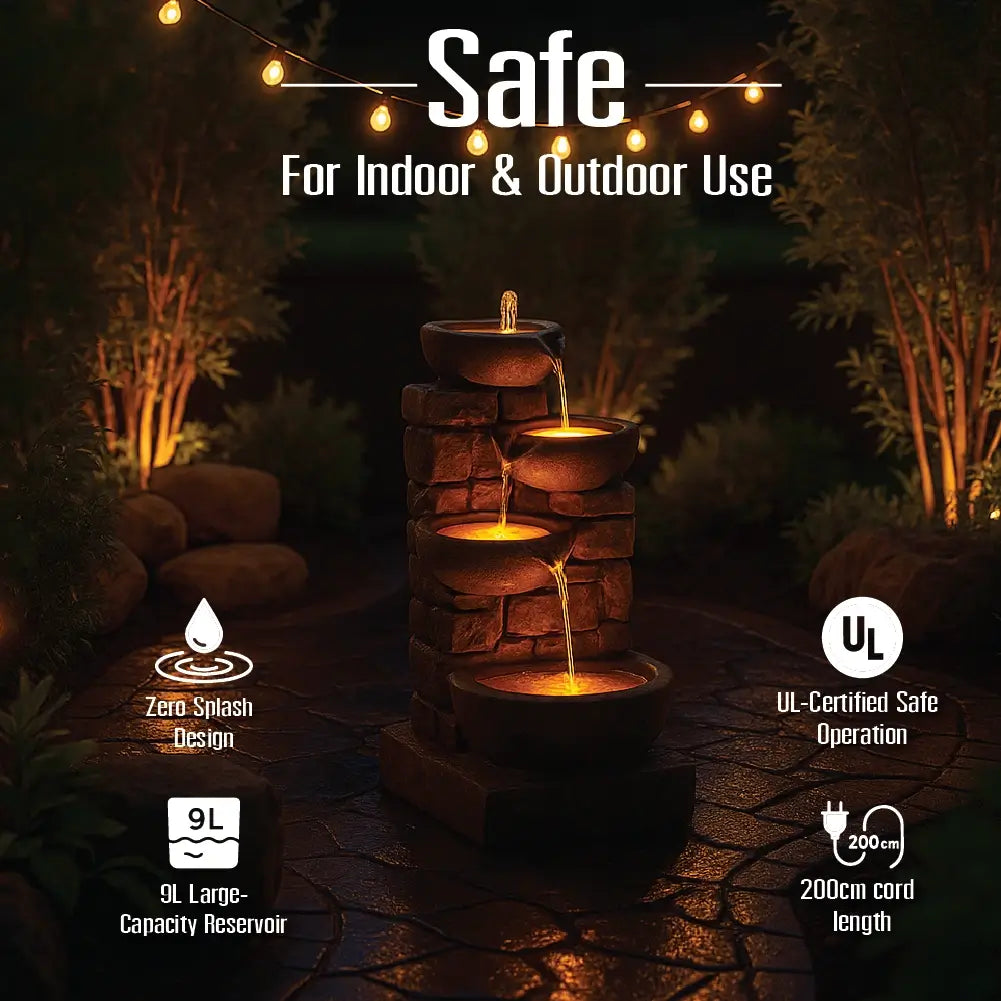 Zen Natural Stone Cascade