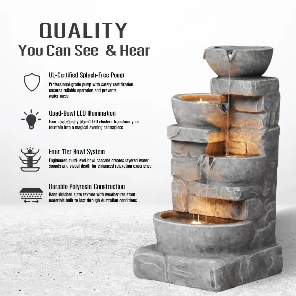 Zen Natural Stone Cascade